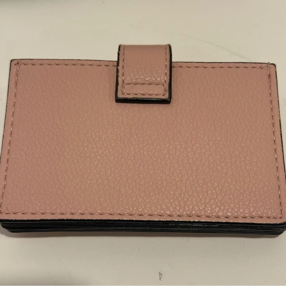 Victoria's Secret Bundle Pink Accordion Wallet + Black Wristlet DAMAGED READ - Picture 5 of 6